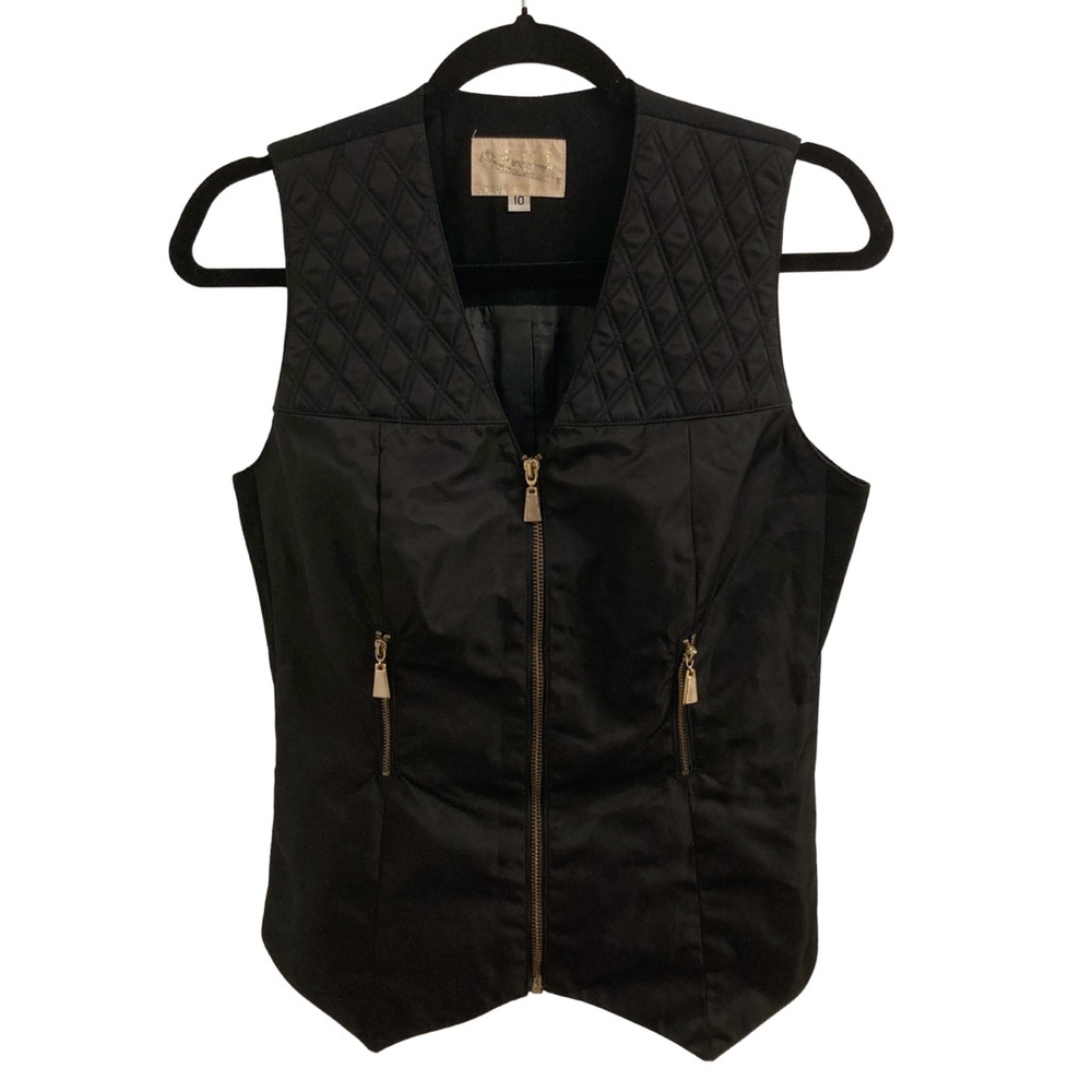 Alberto Makali Vintage Black Vest Size 10